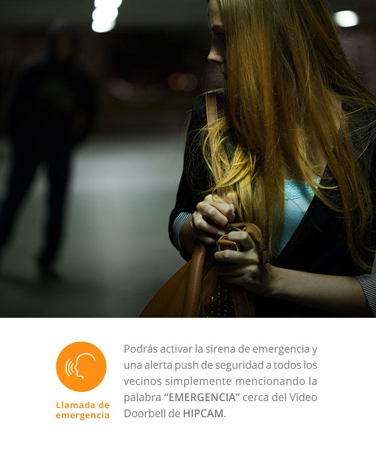 Hipcam - Llamada de emergencia